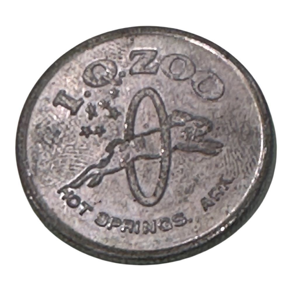 IQ Zoo Silver Token Hot Springs Arkansas wonderland